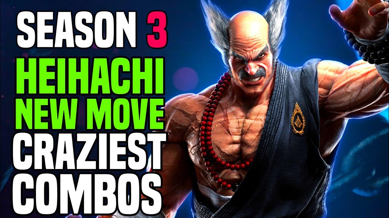 SEASON 3 HEIHACHI NEW MOVE CRAZIEST DAMAGE COMBOS  #season3heihachi #tekken8season3