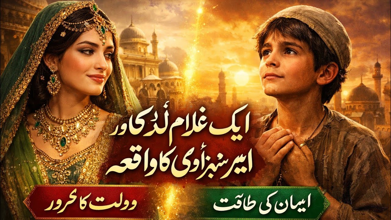 ایک غلام لڑکا اور امیر شہزادی کا واقعہ | دولت یا ایمان؟ | Emotional Islamic Story