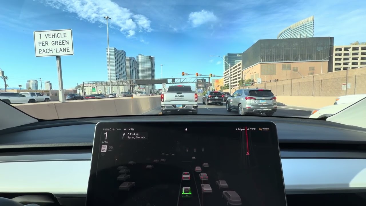 2023 Tesla Model Y - Las Vegas Afternoon Drive - March 4, 2026