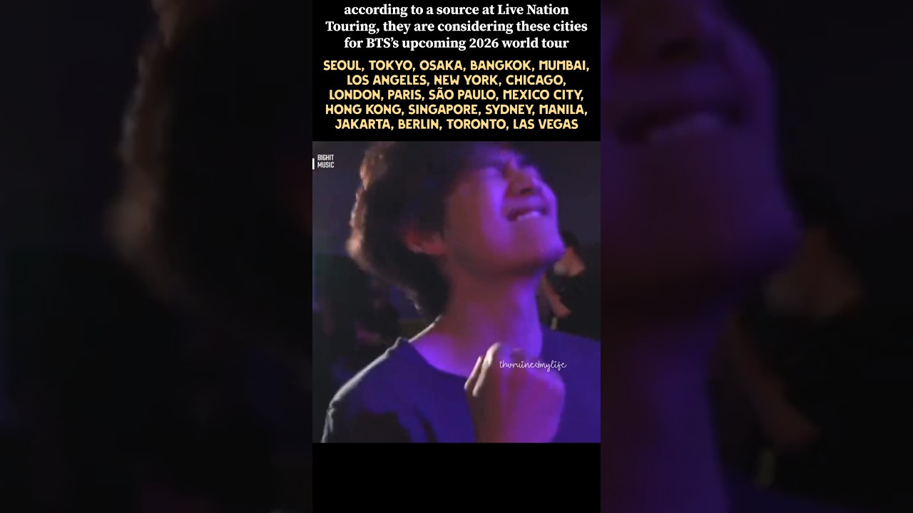 💜 BTS World Tour 2026 💜 