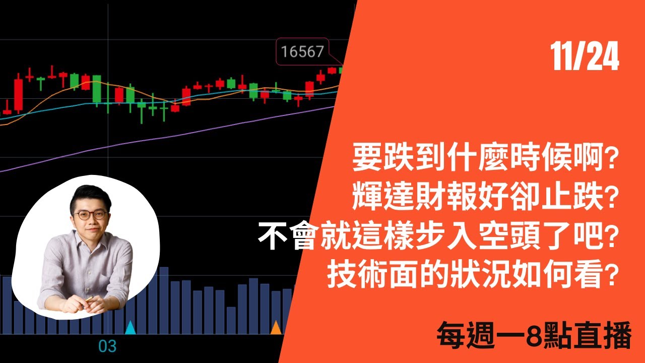 【波段王子 廖崧沂 點靈】 直播 2025/11/24 : 要跌到什麼時候啊?輝達財報好卻止跌? 不會就這樣步入空頭了吧? 技術面的狀況如何看?