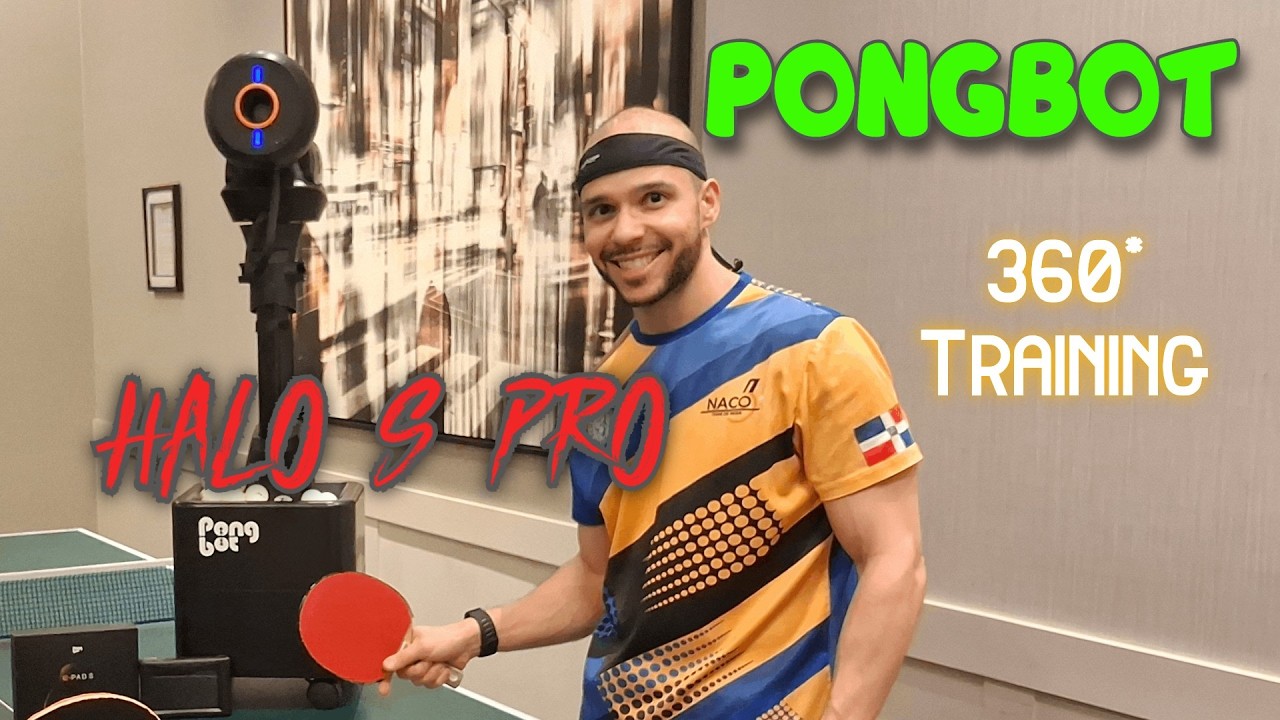 Halo S Pro | PONGBOT | 360deg Training - Part 1