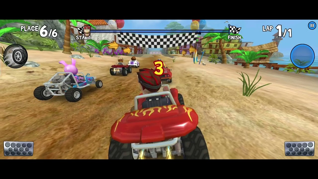 Dah lama gak main game bb racin guys
