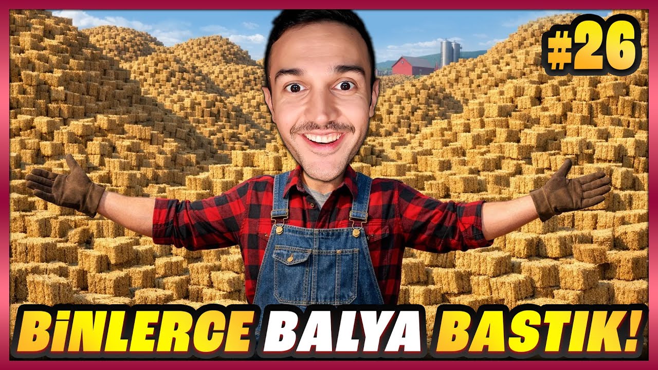BİNLERCE BALYA BASTIK 📦🔥 | FS25 Mega #26