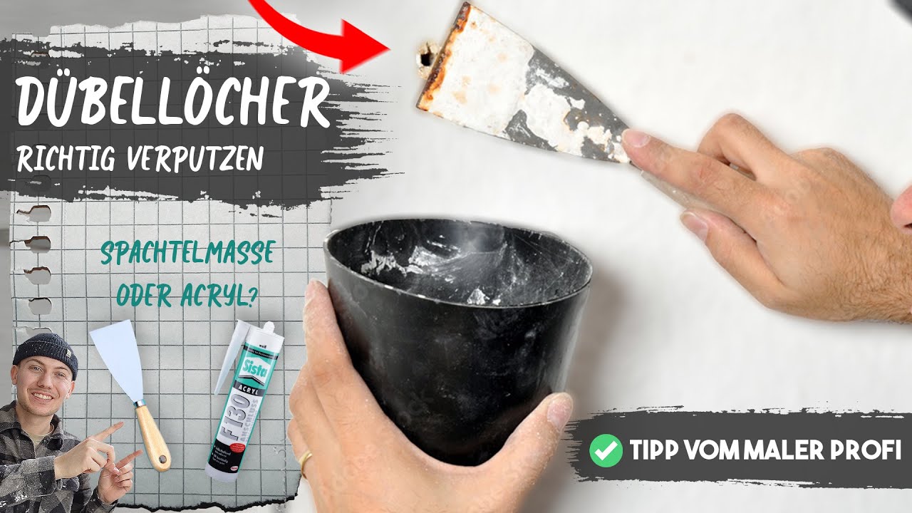D&uuml;bel- & Bohrl&ouml;cher richtig schlie&szlig;en (Anleitung)