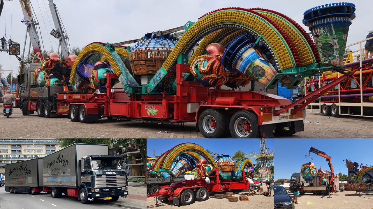 Oprijden transporten Power Polyp (Vader)