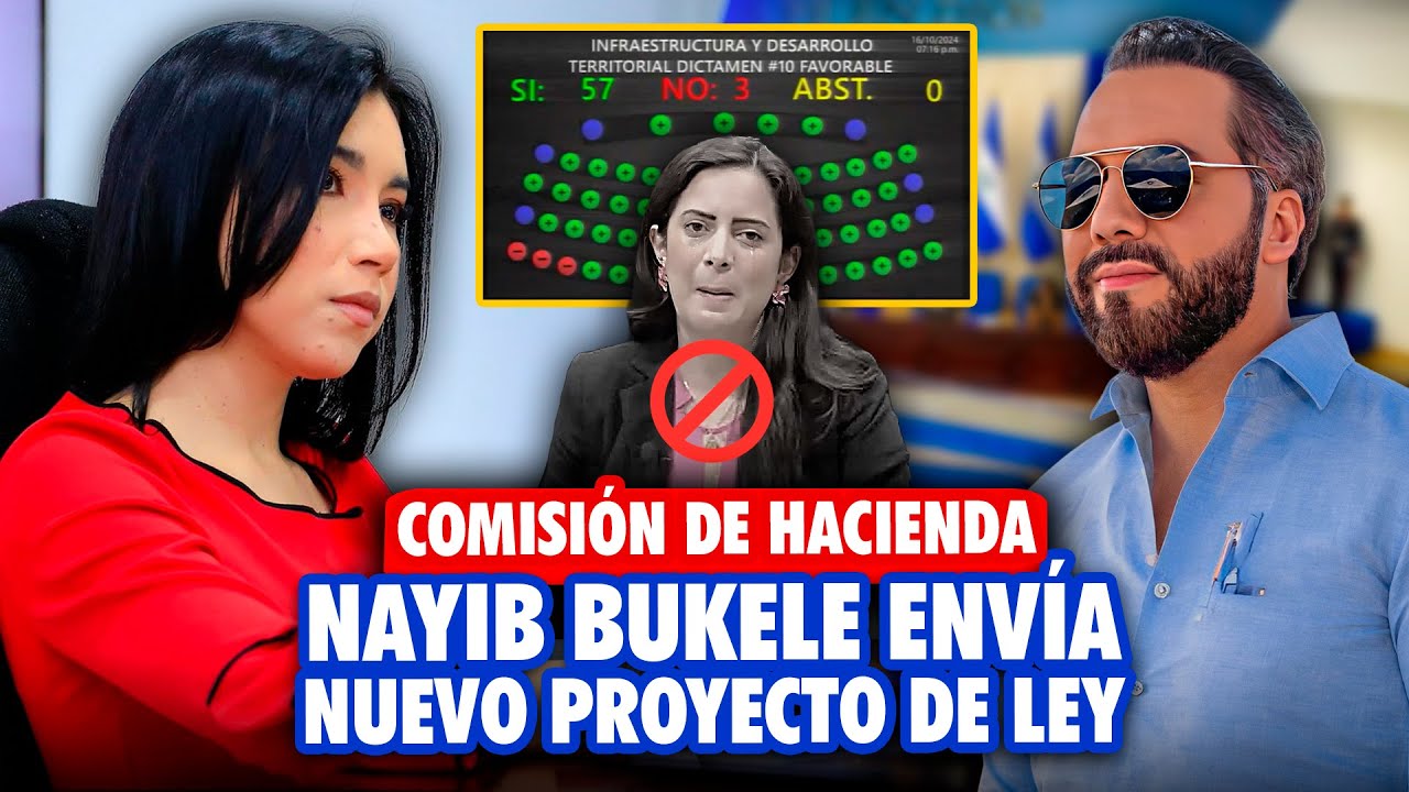 🚨 EN VIVO: Comisión de Hacienda - Diputados reciben nueva propuesta de Ley del Presidente Bukele