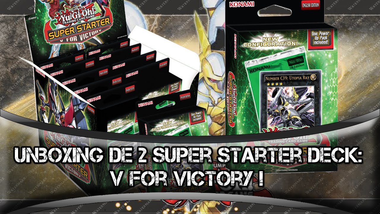Unboxing de 2 Super Starter Deck: V for Victory ! En Español! Yu-Gi-Oh!