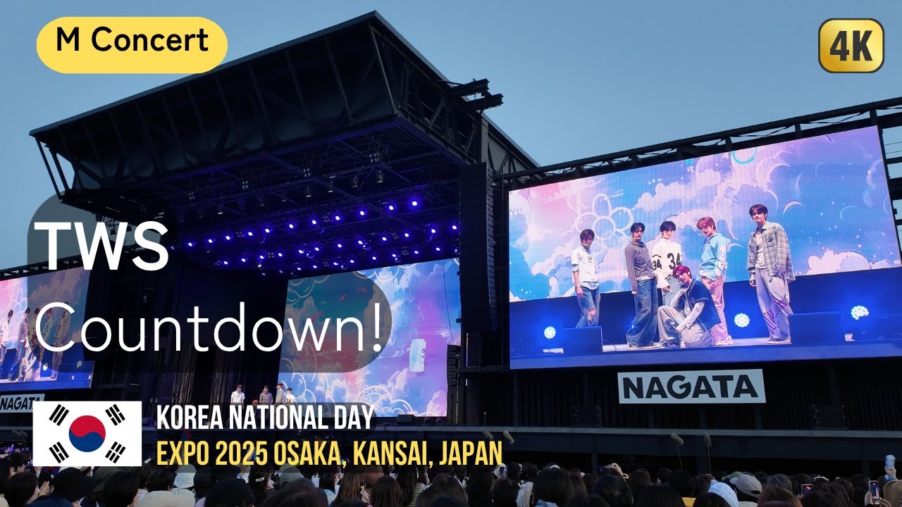 Korea National Day | M-Concert: TWS | Countdown! - Expo 2025 Osaka, Kansai, Japan