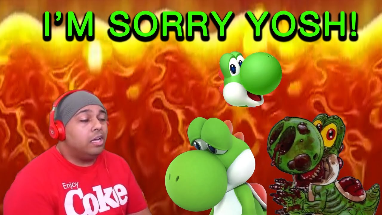 Dashie whenever he gets Yoshi, leaves Yoshi, and Sacrifices Yoshi Complete