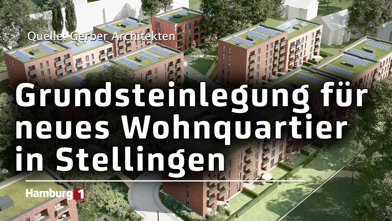 Wohnungsmangel in Hamburg: Grundsteinlegung f&uuml;r neues Wohnquartier in Stellingen