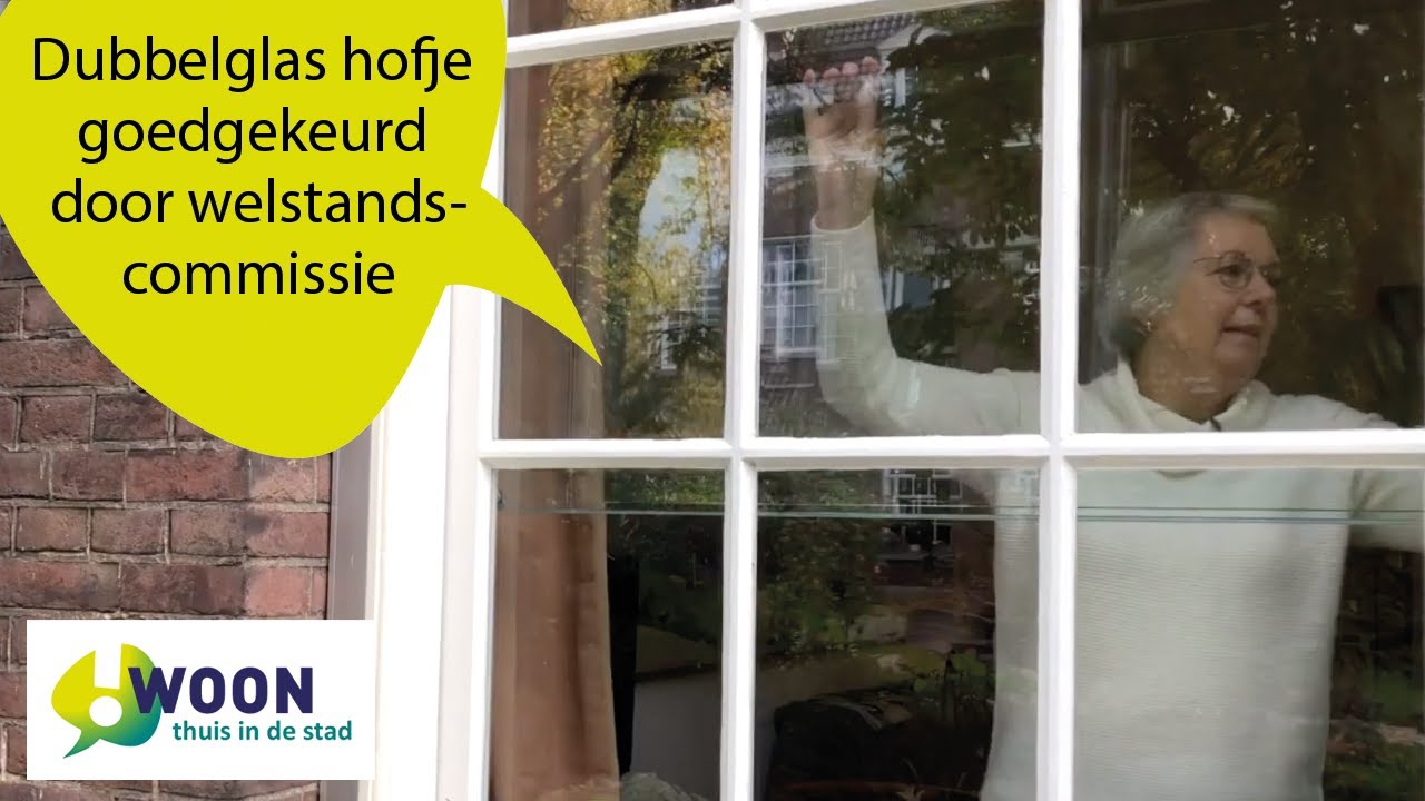 Mooie oplossing dubbelglas Occo hofje goedgekeurd door welstandscommissie