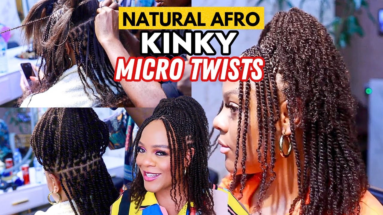 *NEW BRAIDS!* THE BEST KINKY MICRO TWISTS THAT LOOK LIKE MY REAL HAIR FT HOT BRAIDS