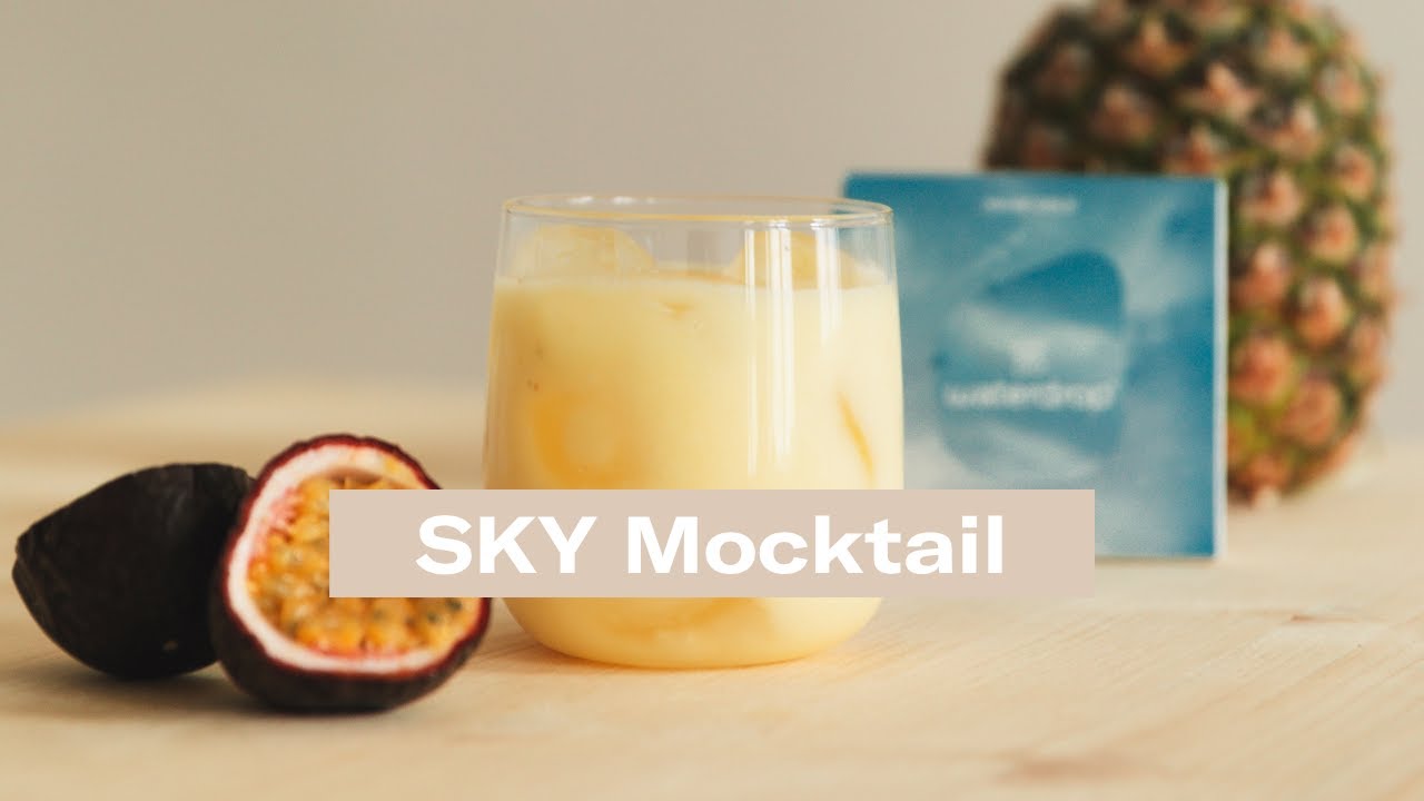 SKY Mocktail Recipe ☁️🍍 | waterdrop®