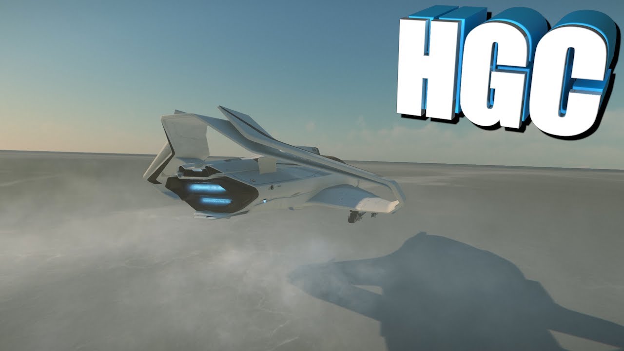 Origin 300i flies low over the surface of the MicroTech planet in Star Citizen (6)