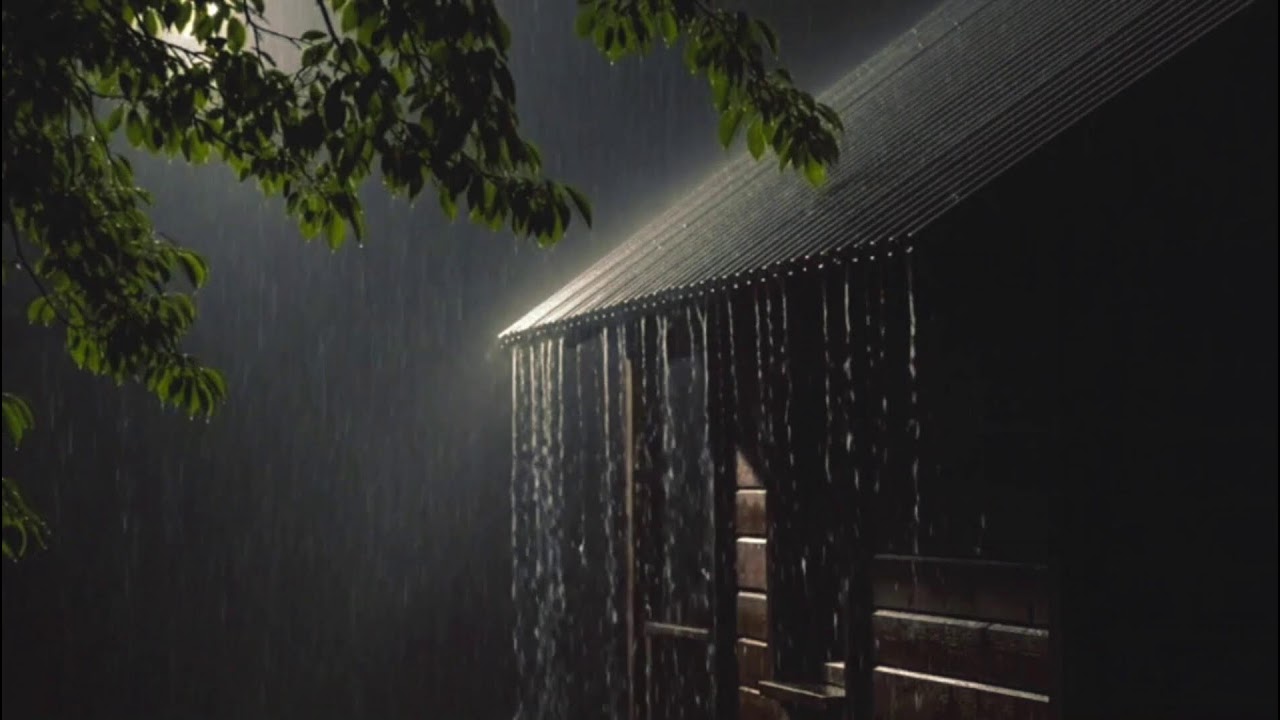 Heavy Rain White Noise with Thunder | Sleep Faster, Relax Deeper | SOUND RAIN FOR SLEEP | DEEP SLEEP
