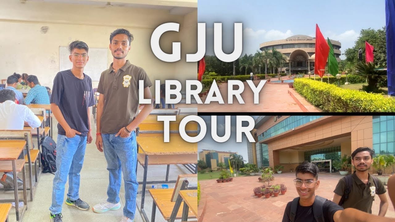 GJU library Tour with @NitinGoriya08 | Abhi jangra