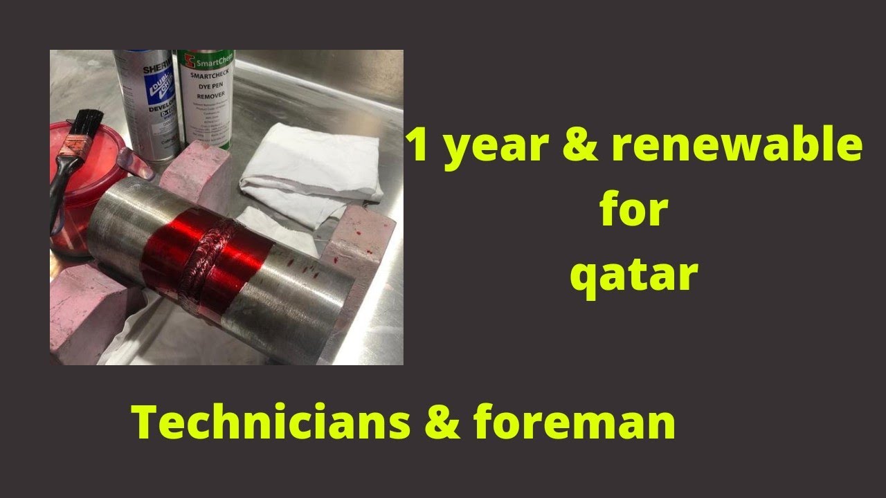 NDT technician jobs || Qatar Rotary company &  Sj quality services