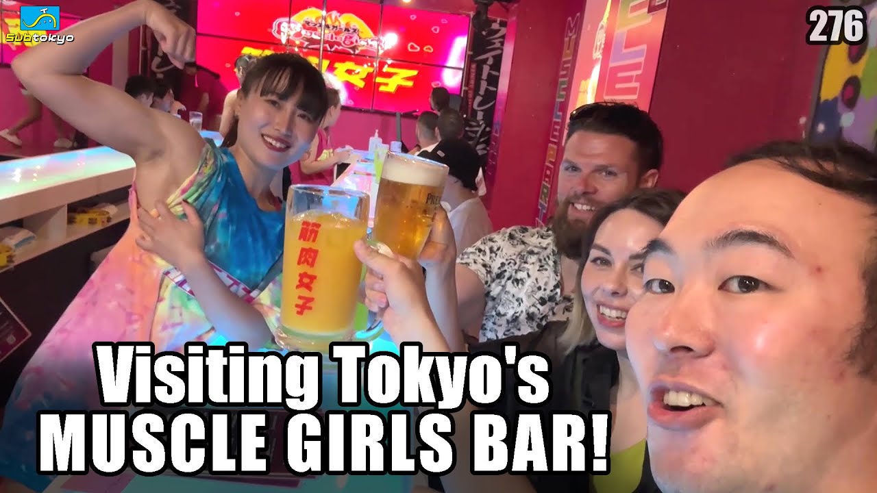 Do you like buff girls? Visiting the Muscle Girls Bar!