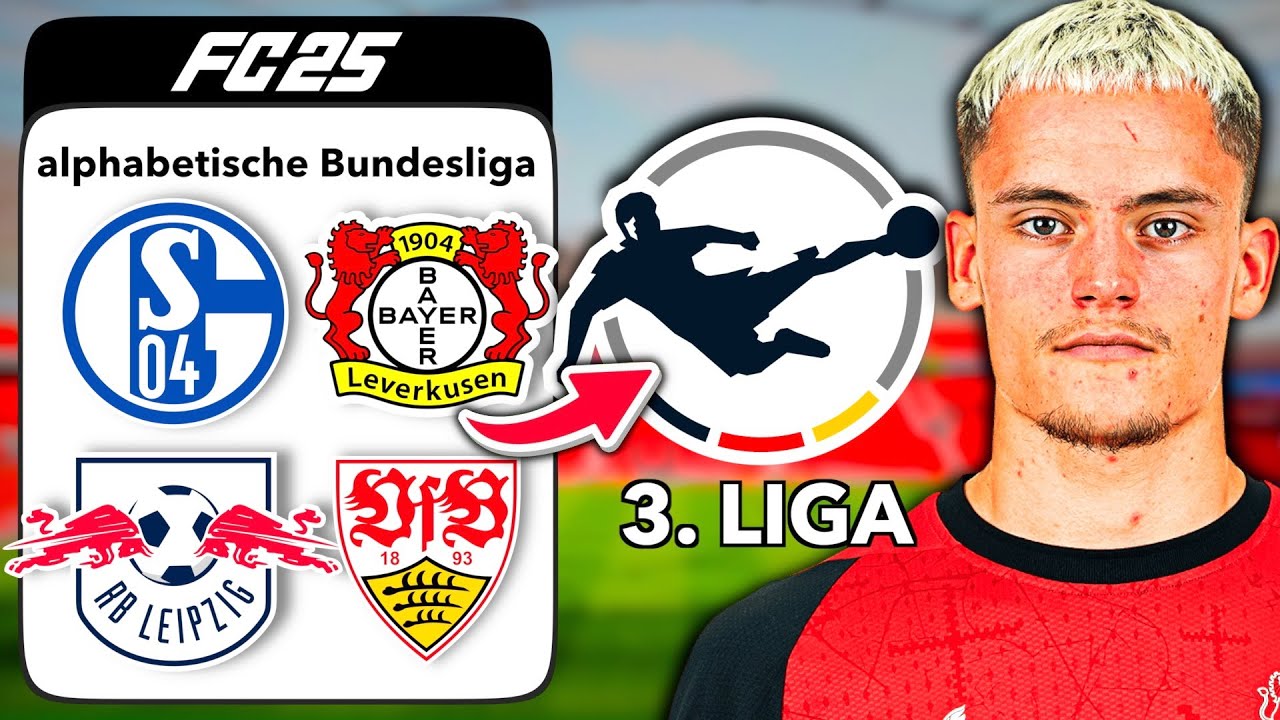 BUNDESLIGA - ABER in alphabetischer Reihenfolge! 👀⚽️
