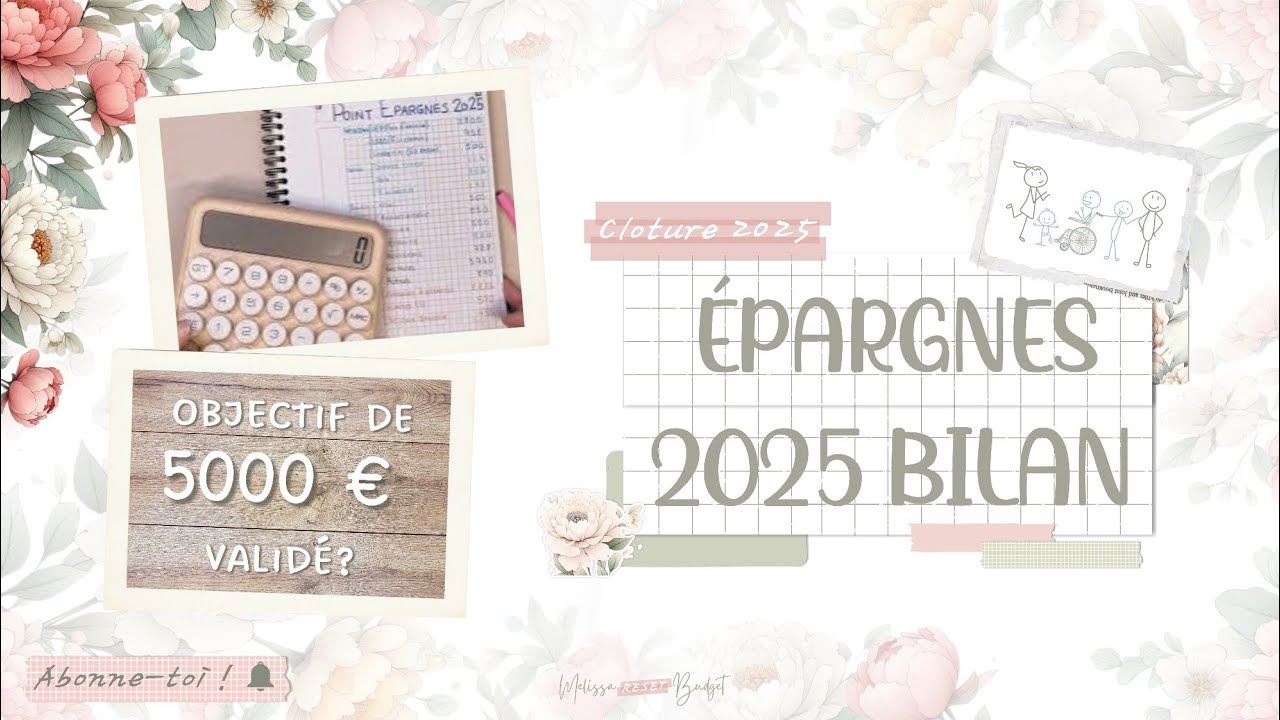 Ai-je mis les 5000€ visés ?! Bilan des épargnes 2025 ! #methodedesenveloppes #enveloppecash