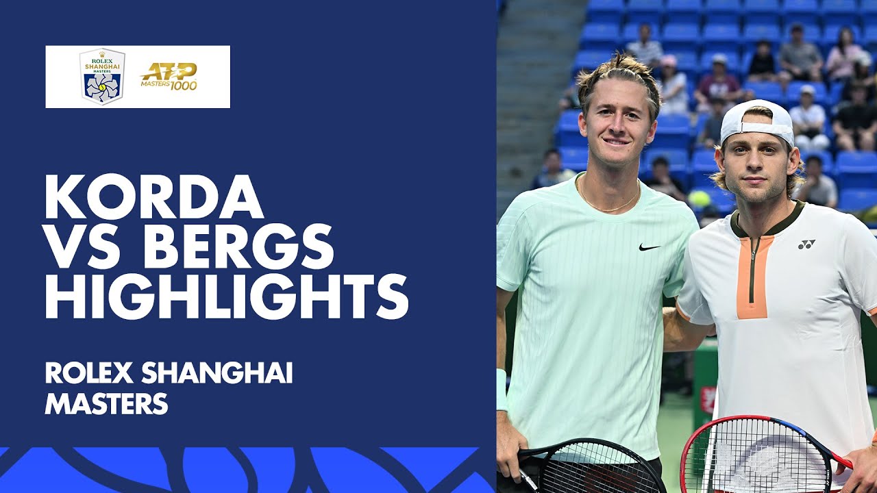 Sebastian Korda vs Zizou Bergs Highlights | Rolex Shanghai Masters 2025
