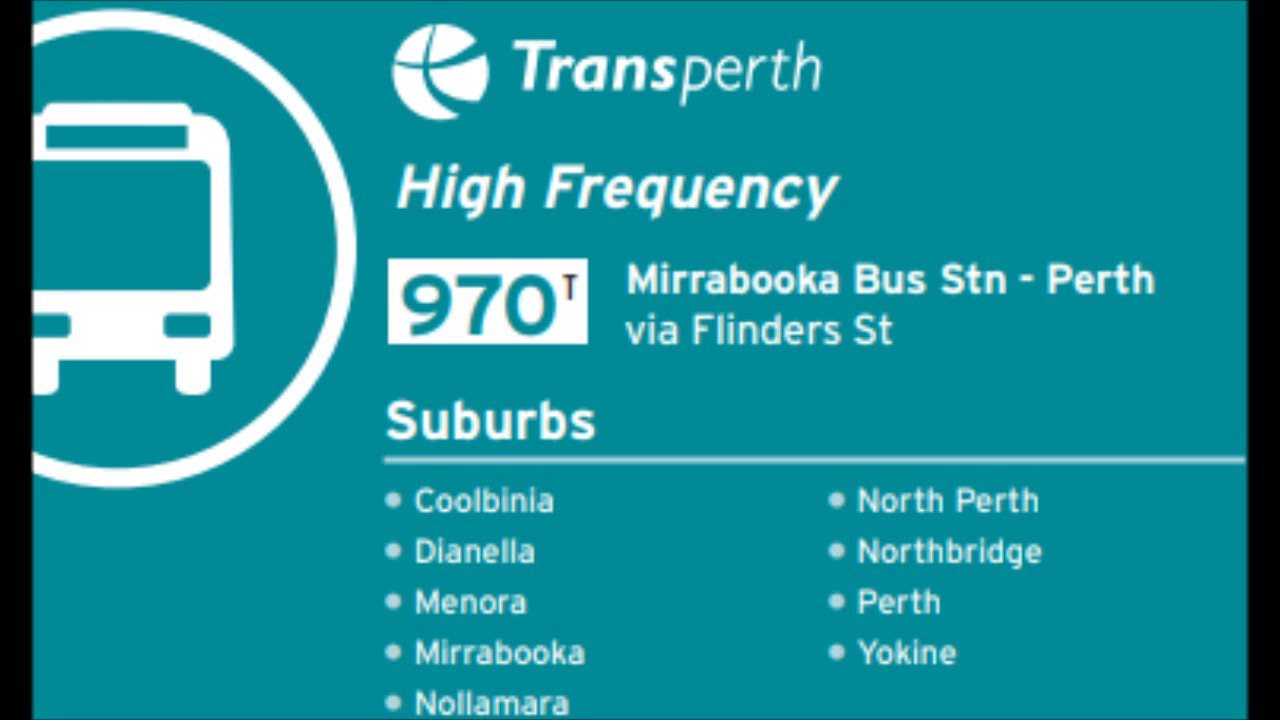 Transperth High Frequency 970T
