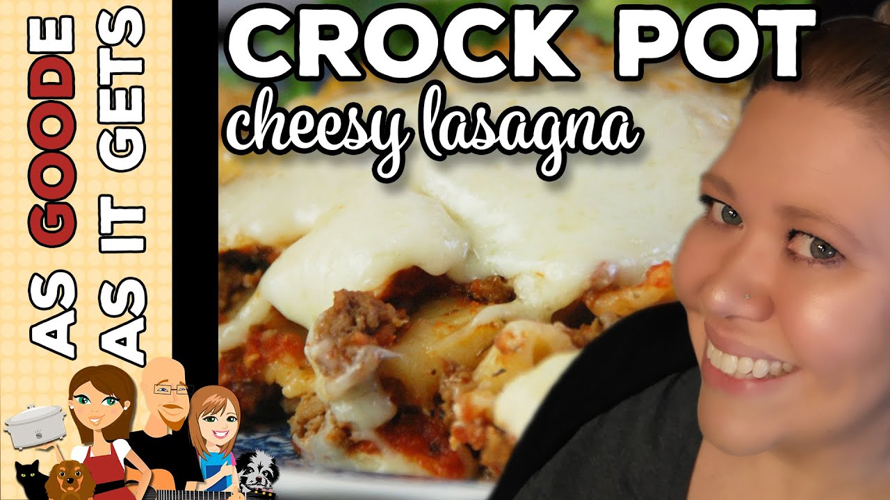 Crock Pot Cheesy Lasagna