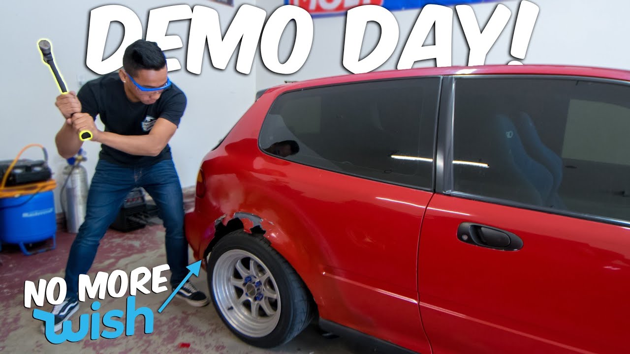 Removing Moulded Fender Flares WITHOUT POWER TOOLS!