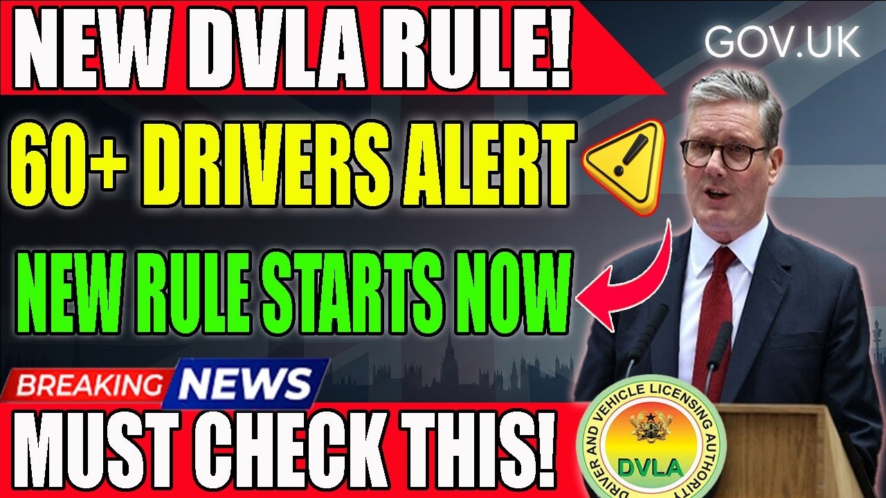 🚨DVLA Warning for Over 60s New Driving Rule Starts TOMORROW &mdash; Check If You&rsquo;re Still Legal!