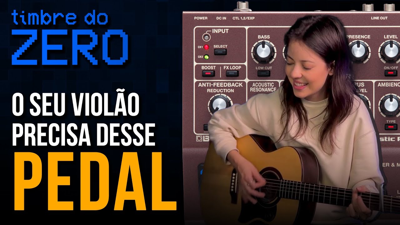 TIMBRE DO ZERO #ep10 - TRANSFORME o TIMBRE do seu VIOLÃO com UM PEDAL AD-10 | Com Juliana Vieira