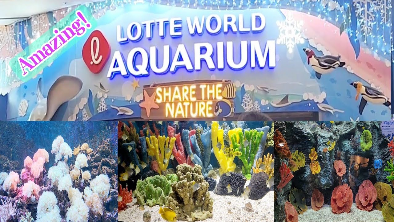 [JL Lifestyle] LOTTE WORLD AQUARIUM IN   SEOUL KOREA 🇰🇷 