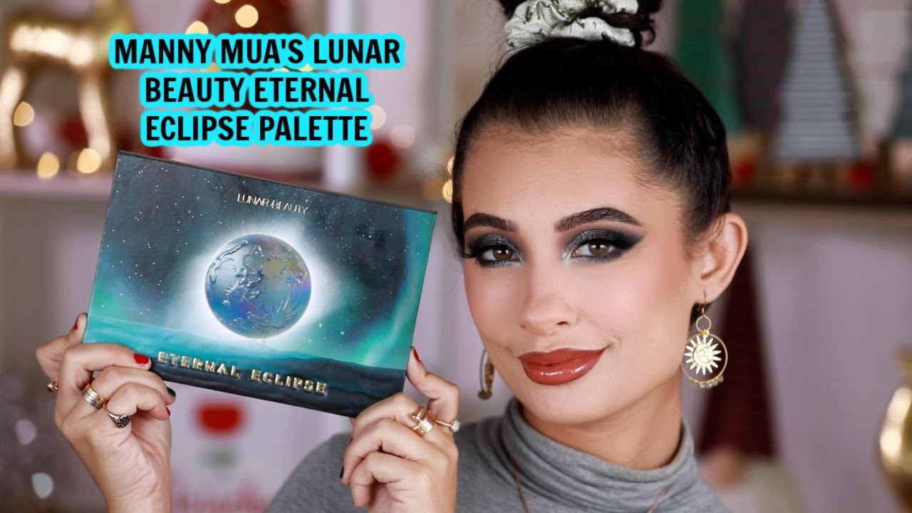 TRYING MANNYMUA'S LUNAR BEAUTY ETERNAL ECLIPSE PALETTE