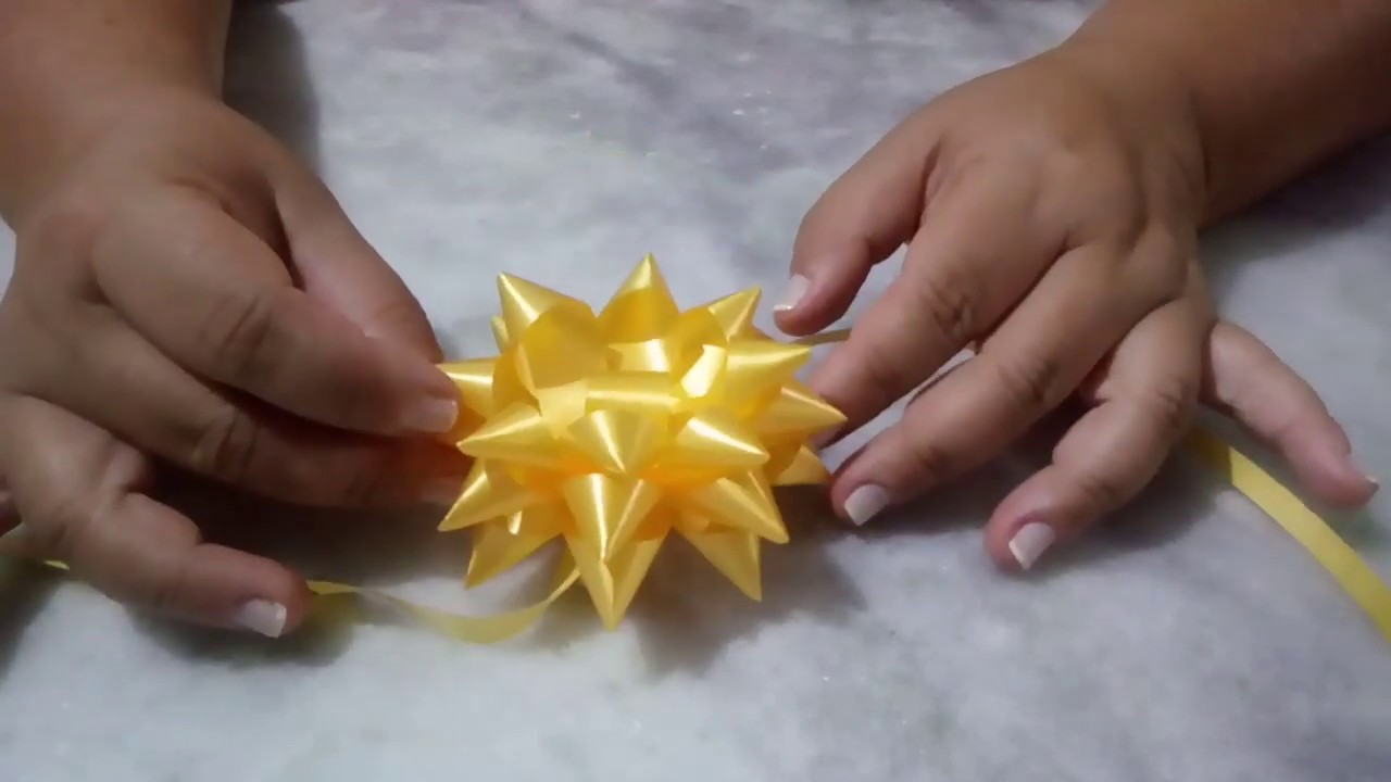 COMO FAZER LAÇO ESTRELA