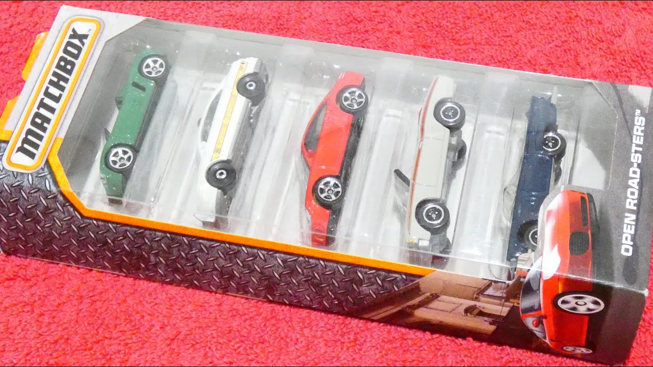 2017 Matchbox OPEN ROADSTERS 5 Pack