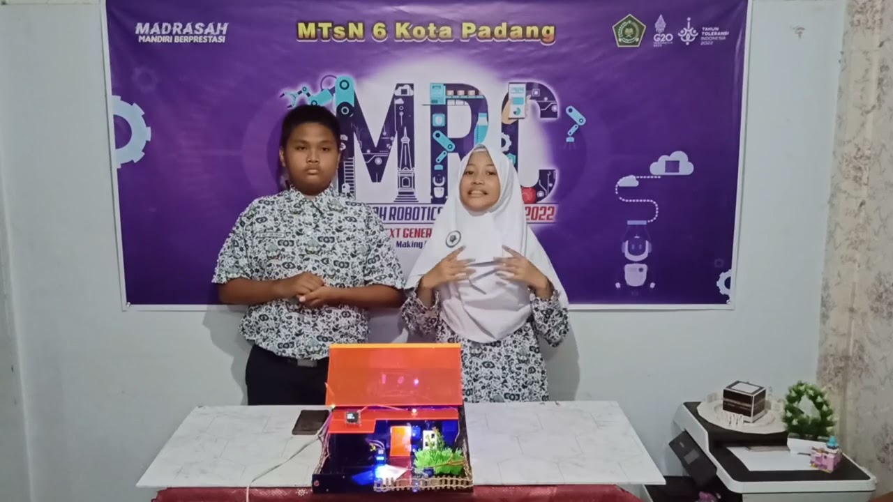 Smart home X - Tim Robotik MTsN 6 Kota Padang - MRC2022