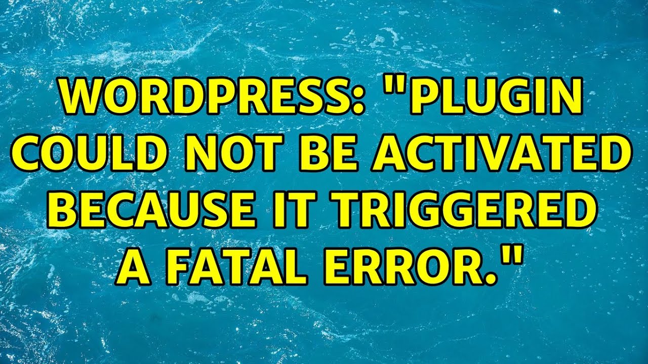 Wordpress: 