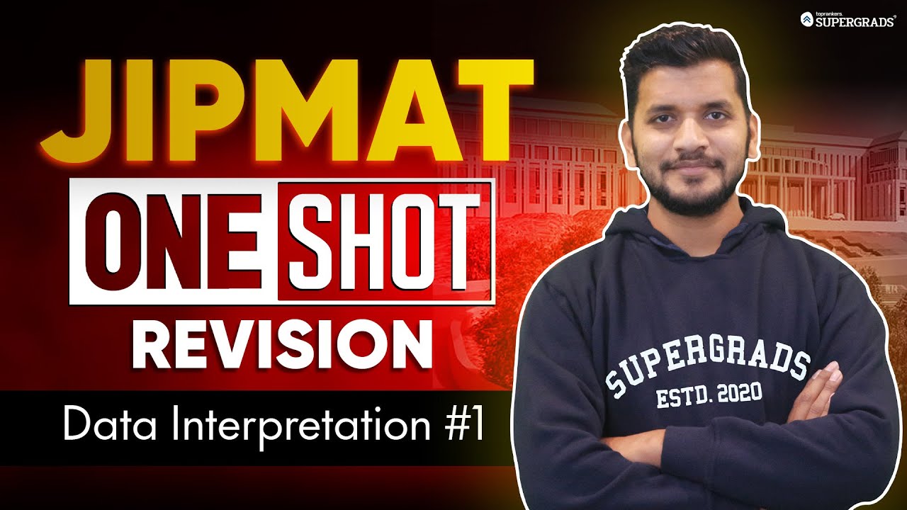 JIPMAT 2024 One Shot Revision | Data Interpretation #1 | JIPMAT 2024 Exam Preparation