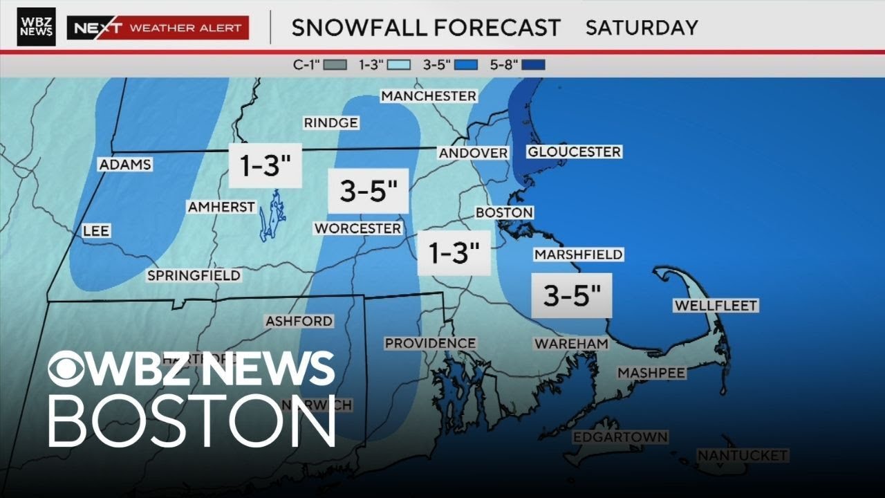 Tricky snow forecast for Boston on Saturday. Meteorologists discuss storm and bitter cold.