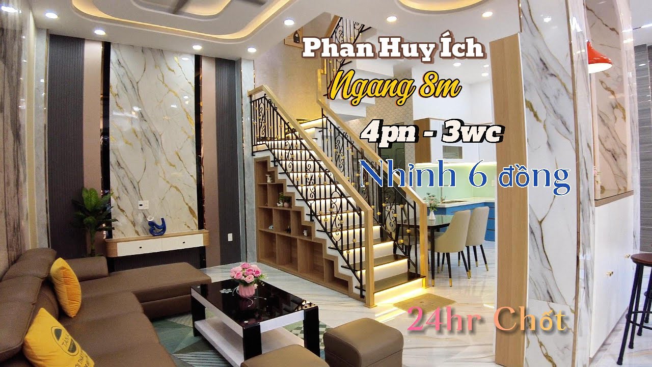 BÁN NHÀ GÒ VẤP : SIÊU PHẨM NGANG 8M CỰC ĐẸP NHA KHÁCH ƠI 🍀