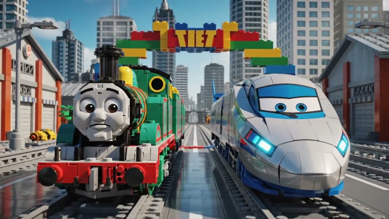 Snowy Mountain Train Clears Ice From the Tracks ｜ LEGO City Arctic Engineering Mission 🚆💨