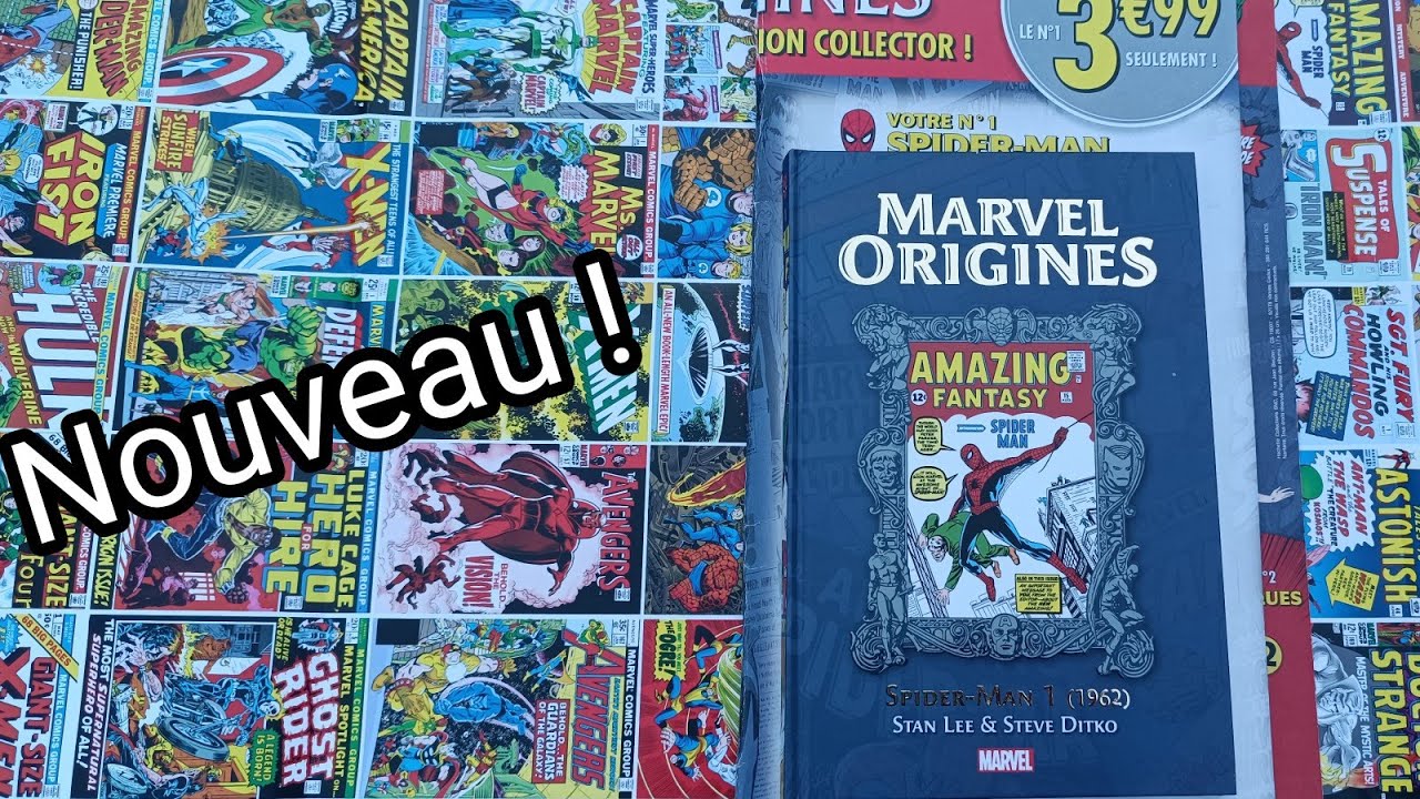 💥NOUVEAU ! COLLECTION MARVEL ORIGINS COMICS - Unboxing N°1