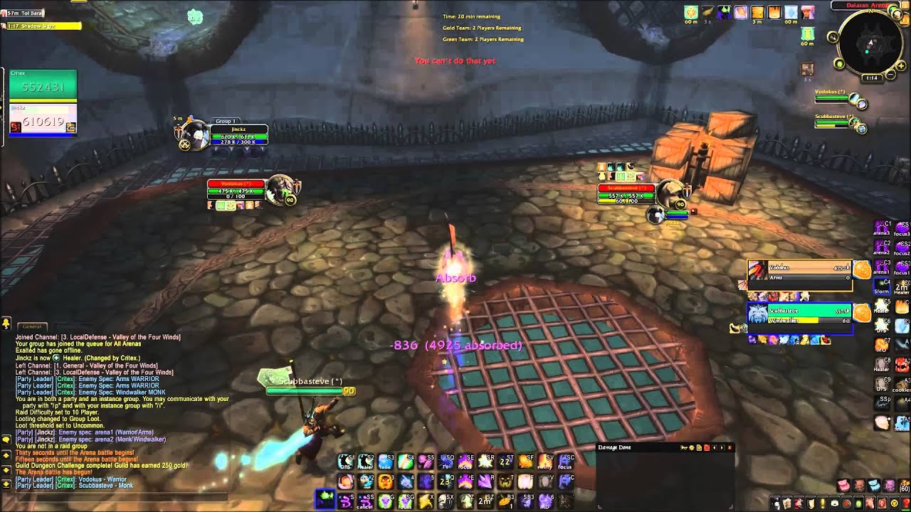 5.4.8 Shadow Priest 2v2 Arena PvP Montage 2