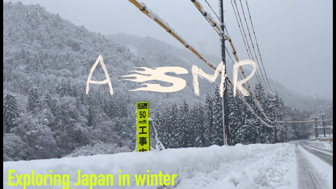 ASMR | Voyager au Japon en Hiver | Exploring Japan in Winter ✈️❄️ Snowy Vibes