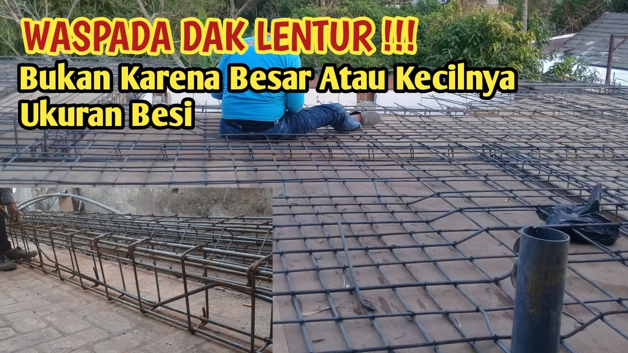 Detail penataan besi plus extra kuda kuda dak lantai 2 memakai besi 8 SNI sertifikat
