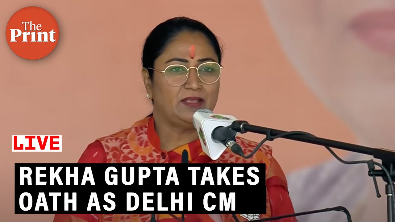 LIVE: Rekha Gupta takes oath as Chief Minister of Delhi