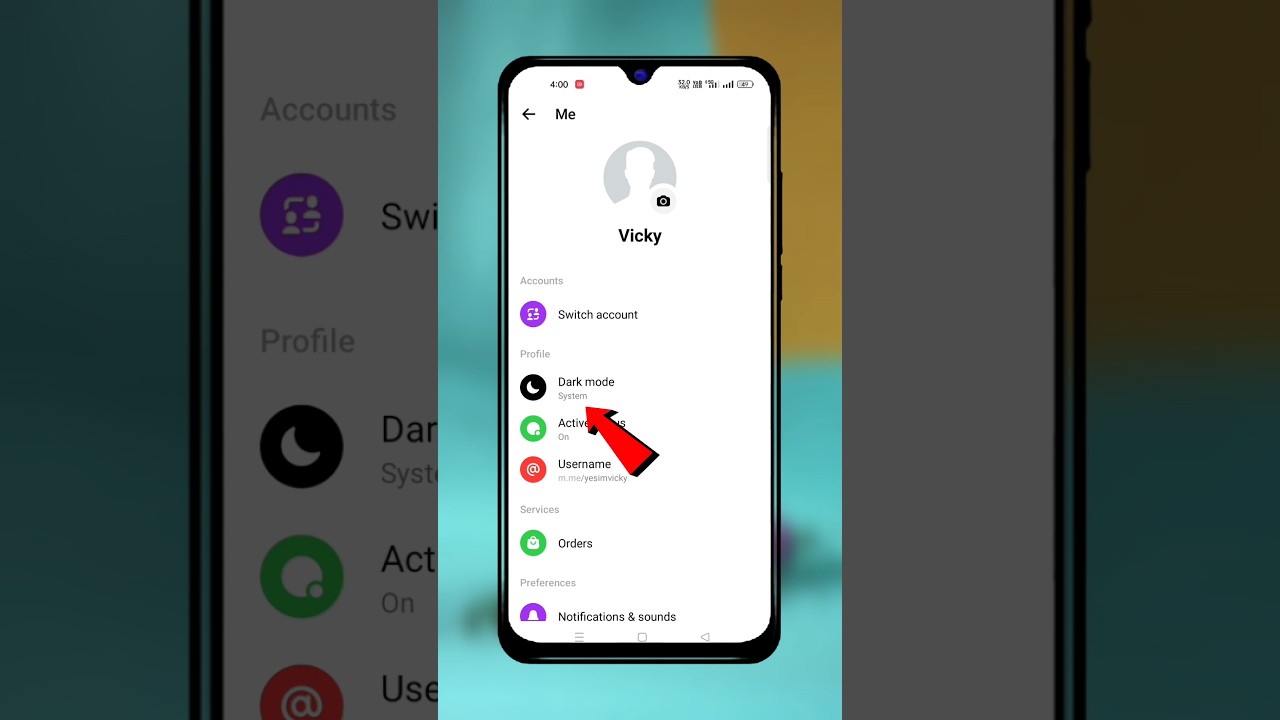 Messenger Dark mode kaise On Kare 📳 How to Dark Mode Messenger #darkmode