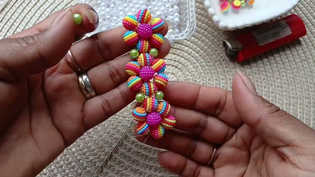 COMO FAZER UMA TRAMA DE PÉROLAS PARA INICIANTES, FACIL ,RÁPIDA E LUCRATIVA .