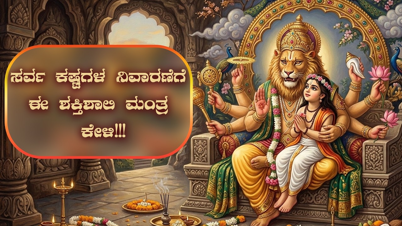ನರಸಿಂಹ ಗಾಯತ್ರಿ ಮಂತ್ರ ಪಠಣ - ಸಕಲ ವಿಘ್ನನಿವಾರಕ ಹಾಗೂ ಶಕ್ತಿಶಾಲಿ ದೈವಿಕ ಅನುಭವ | Narasimha Gayatri Mantra