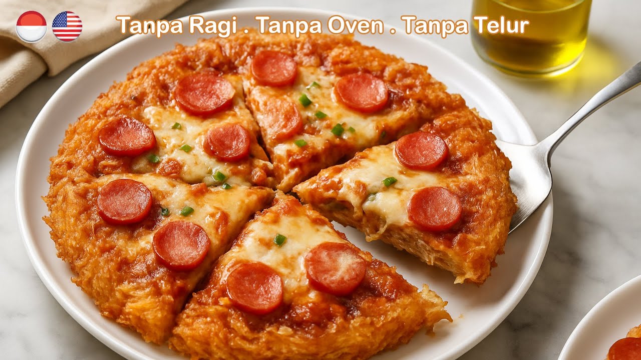 Olahan Kentang jadi Pizza Kentang Super Simple | SIMPLE POTATO PIZZA